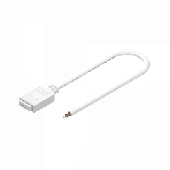 Коннектор 4pin "папа" с проводом для подключения ленты RGB (1шт) фото alux.kz