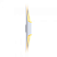 Настенный Penne Cube Duo 1100x226 GU10 36Вт 3000К White/Gold фото alux.kz