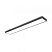 ЛПО Advanced 1200x180x40 40Вт 5000К Опал Черный фото alux.kz