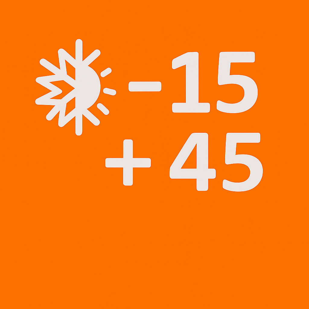 -15 +45 ALUX -15 +45 ALUX