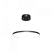 Ring Slim Inlight d500 h18 w6 32Вт 3000К Черный фото alux.kz