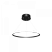 Ring Slim Outlight d500 h18 w6 32Вт 3000К Черный фото alux.kz