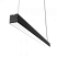 Line Alum Super 980x50x50 20Вт 4000К 90Ra Опал Черный  фото alux.kz